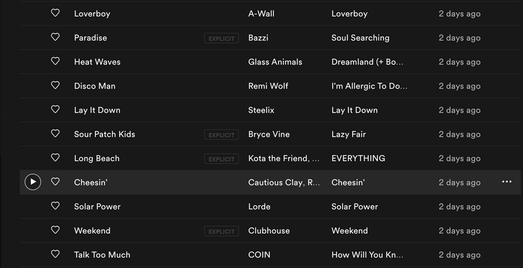 Dopamine Playlist on Spotify