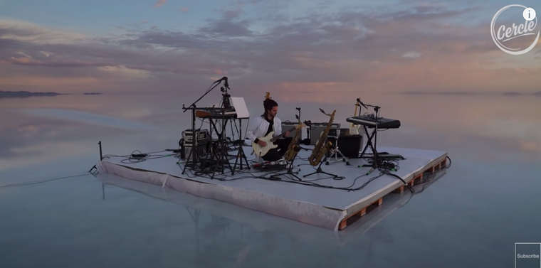 FKJ live at Salar de Uyuni in Bolivia