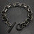 Ridge Link Chain Bracelet in Silver - Small Medium Large