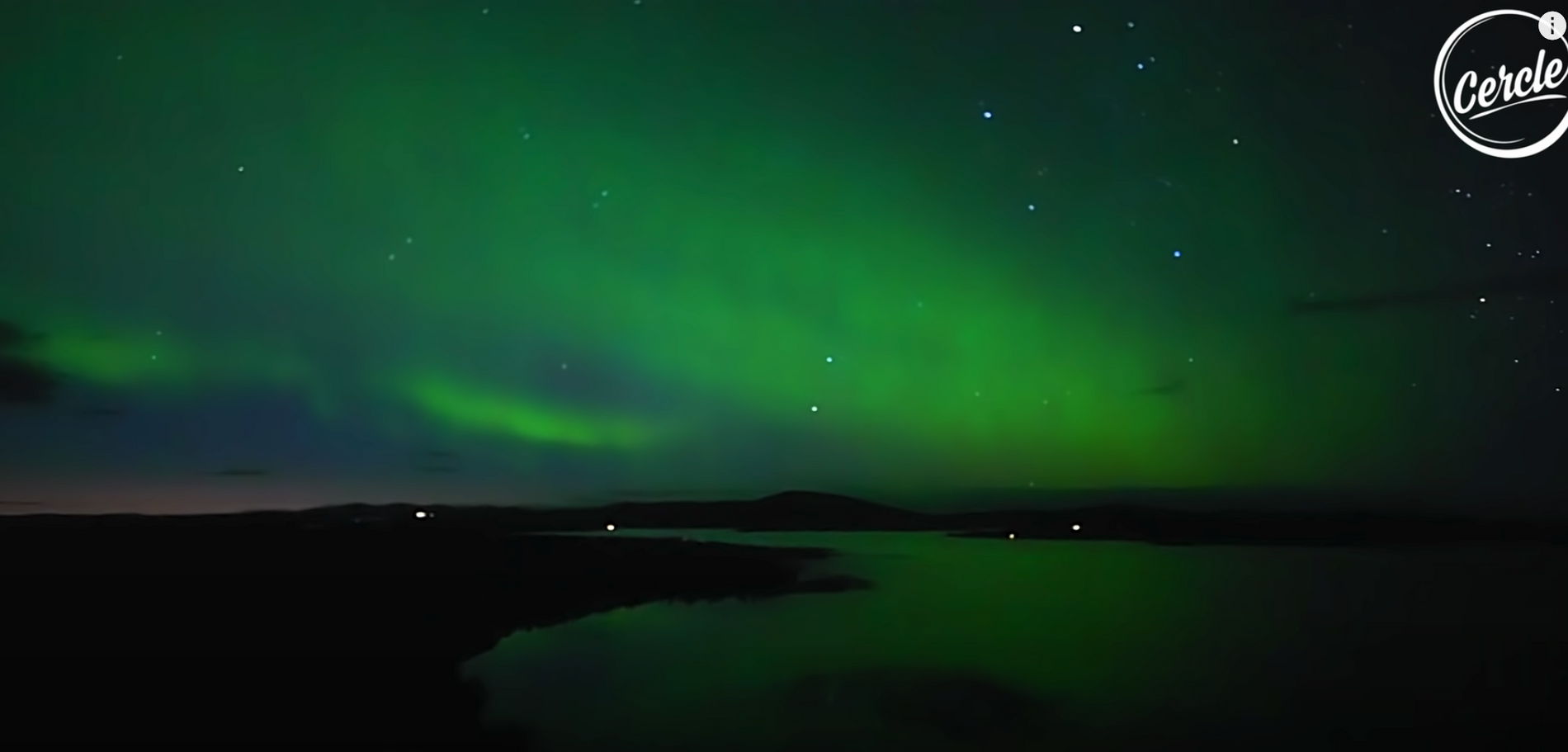 Sofiane Pamart under the Northern Lights