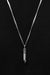 Mini Solid Silver Crystal Pendant - 20" 30"