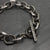 Ridge Link Chain Bracelet in Silver - Small Medium Large