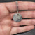 Luna Medallion in Oxidized Silver - 20" 30"
