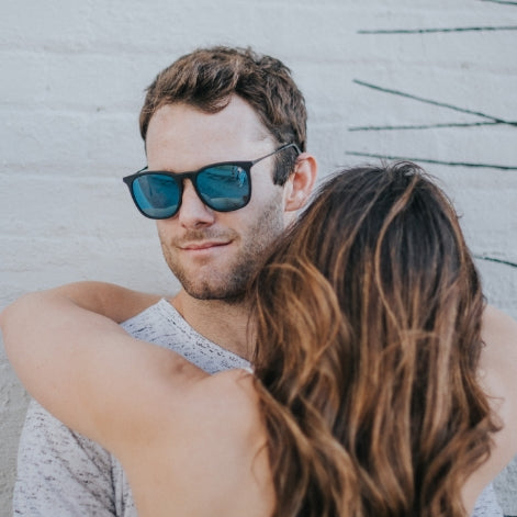 Titanium oversized round sunglasses by William Painter