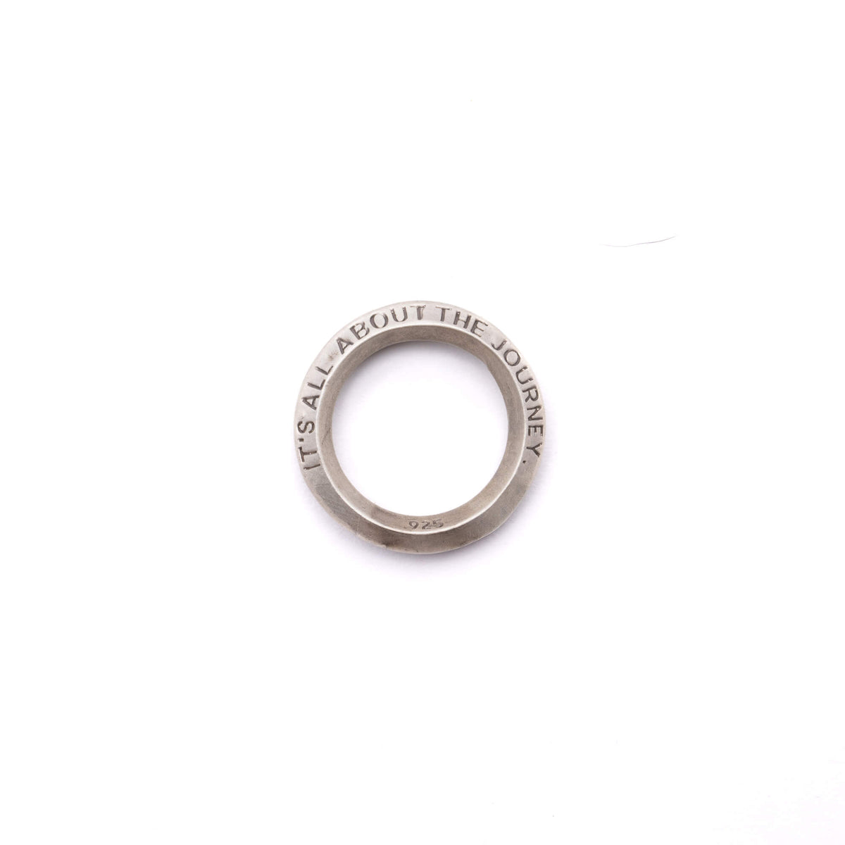 “The Journey” Ring Necklace - Sterling Silver