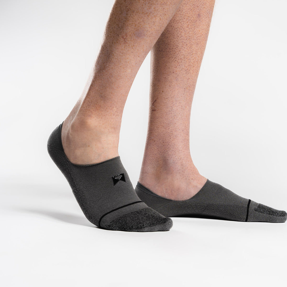 Titan Sock Pack - No Show / 6 Pack / Grey No Show / 12 Pack / Grey No Show / 3 Pack / Grey