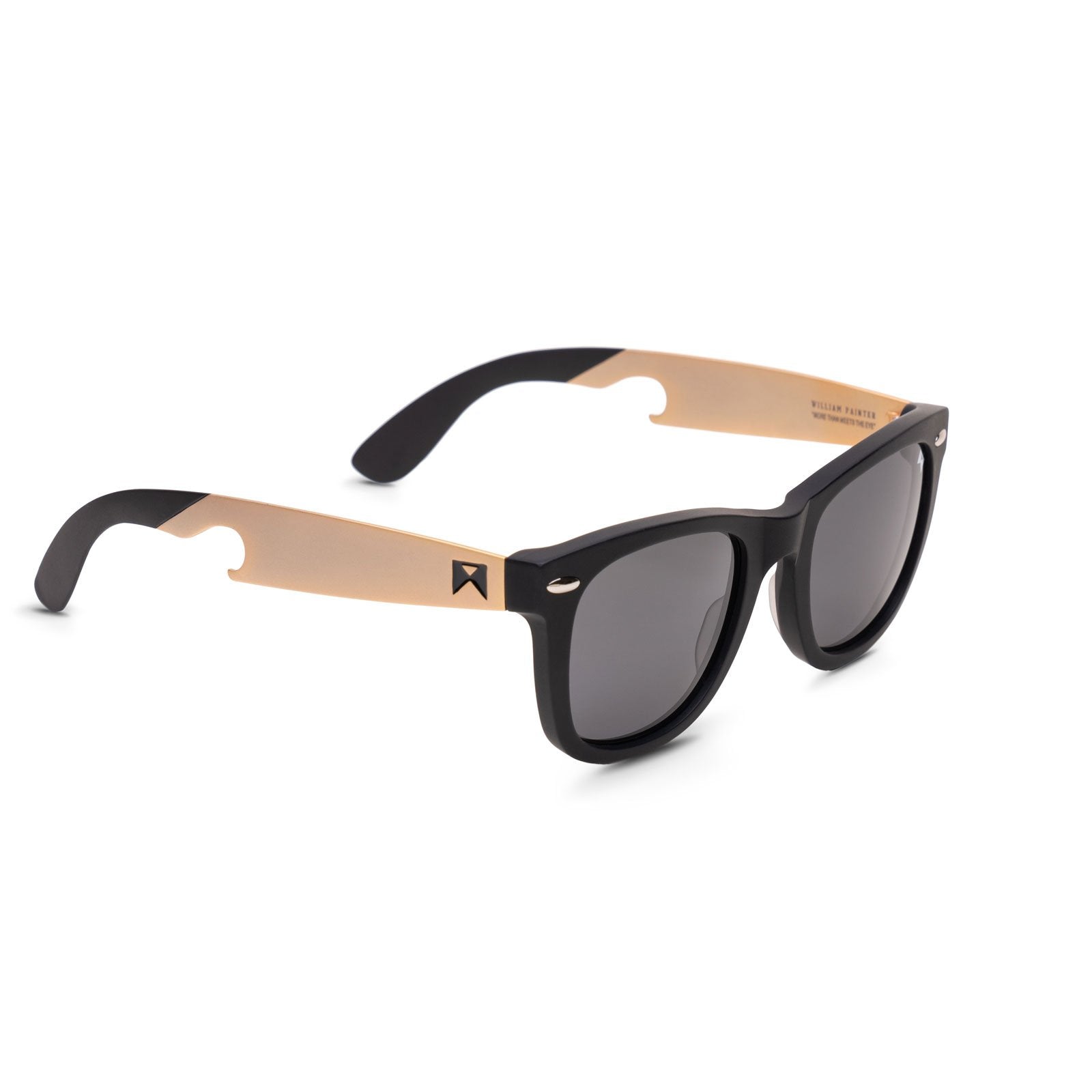 Gold Titanium Sunglasses with bottle opener – William Painter